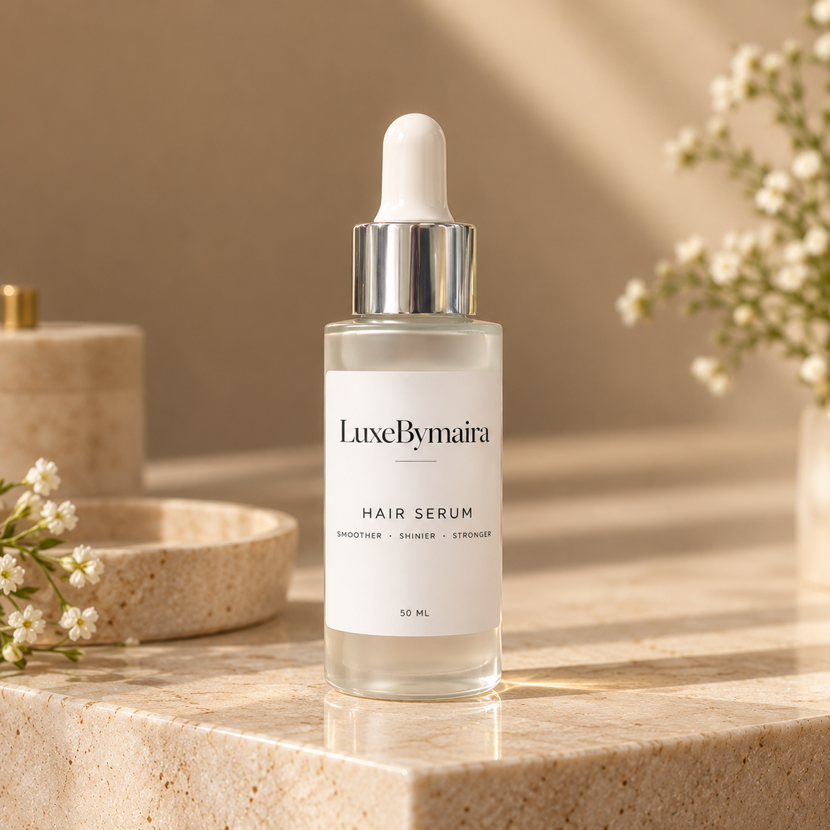 New bottle, HairSerum For Your Frizzy Hair.                 50ml.