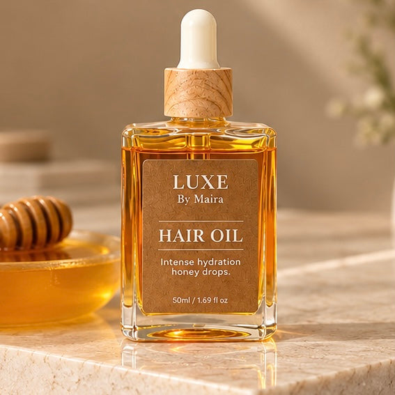 Honey infused Hair Oil.