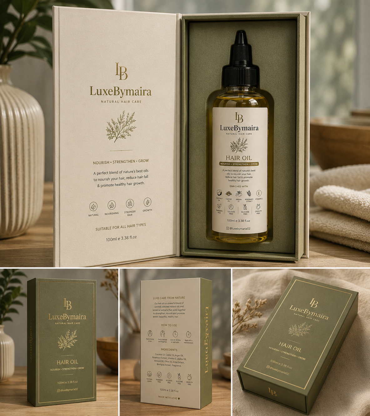 Natural Hair Oil